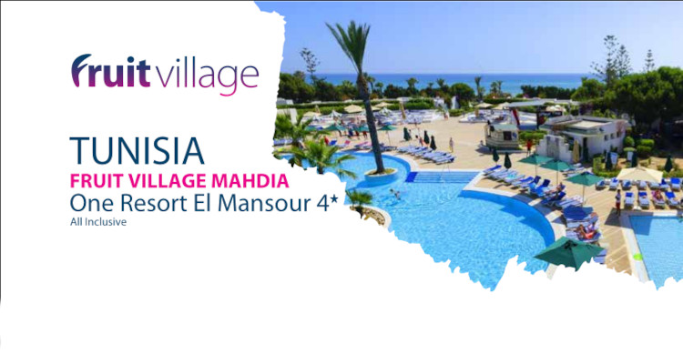 FRUIT VILLAGE Mahdia One Resort El Mansour con voli di linea